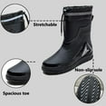 thumbnail image 2 of AUXDIQ Men Rain Boots Outdoor Garden Boots Waterproof Ankle Rain Shoes, 2 of 5