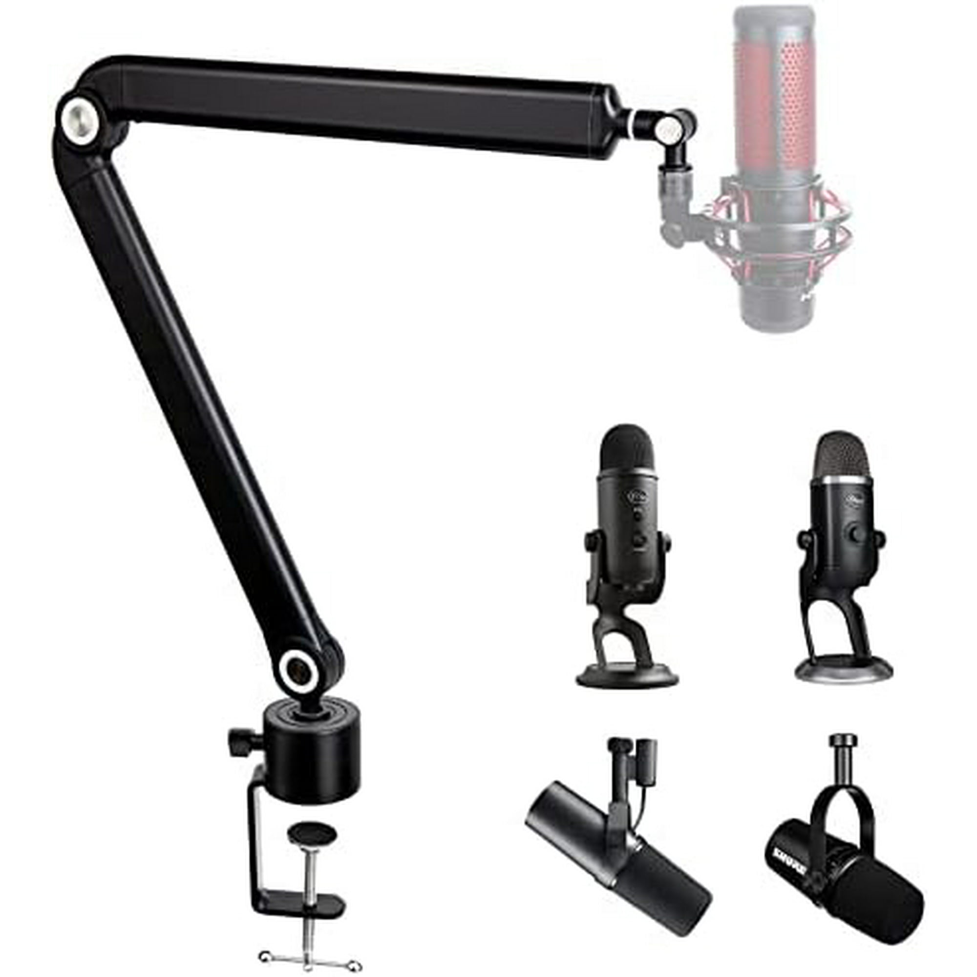 Hyperx Cloud Hyperx Quadcast Boom Arm Adapter Microphone Mount