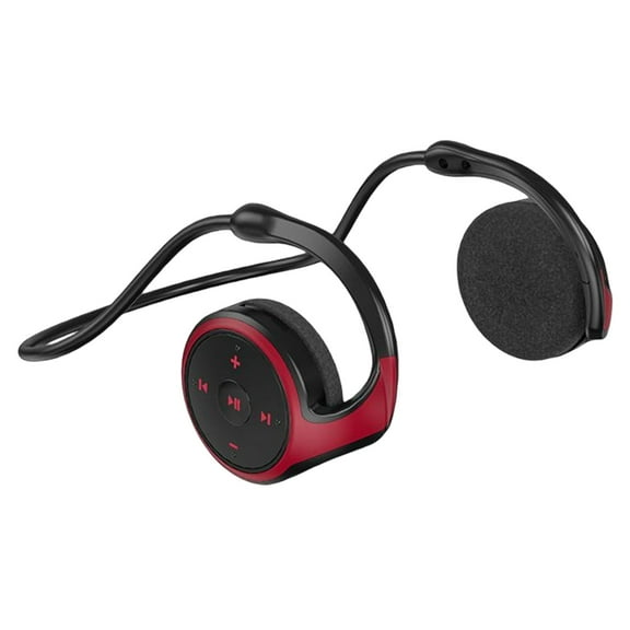 Auriculares inalámbricos con gancho para oreja, broadcast .0 Auriculares deportivos con cancelación de ruido CNC recargables para , , ROJO