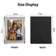 thumbnail image 5 of Marcos de Fotos HIKWADERY Plateados 5x7 Juego de 4 con Vidrio Real, 5 of 6