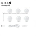 thumbnail image 1 of 2/6/10/14 LED Mirror Bulbs Makeup Light Super Bright Portable Cosmetic Mirror Lights USB Dimmable Make Up Bulb ,Widely Use, 1 of 7