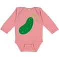thumbnail image 3 of Inktastic Pickle Boys or Girls Long Sleeve Baby Bodysuit, 3 of 5