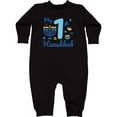 thumbnail image 2 of Inktastic My 1st Hanukkah Baby Baby Fleece Romper, 2 of 4
