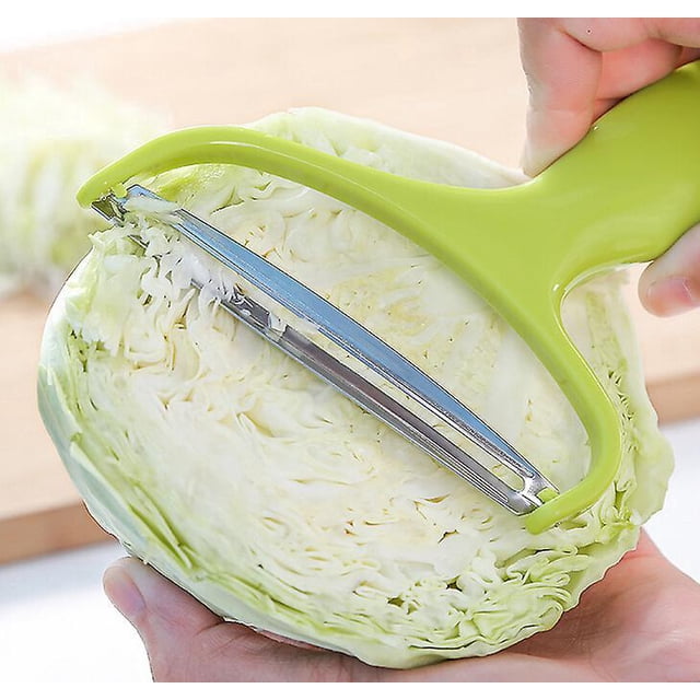 Cortador de repollo de frutas y patatas vegetales, rebanador de repollo rallado Cocina Cuchillo pelador de acero inoxidable Gadget Ensalada de repollo rallado, también imprescindible