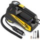 thumbnail image 2 of Bomba infladora para neumáticos de vehículo 150PSI | Compresor de aire portátil de mano con pantalla digital inteligente | Luz LED de emergencia | Batería de litio incorporada | Juego de boquillas, 2 of 9
