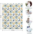 thumbnail image 4 of Colorful Dinosaurs DINO Eggs Pattern Blanket,Comfortable Soft Lamb Wool Throw Blanket,All Season,Warm Lightweight Blankets for Sofa Bed Couch Living Room Chair,30"x40", 4 of 4
