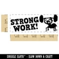 thumbnail image 2 of Strong Work Ant Lifting Weights Teacher Student School Self-Inking Rubber Stamp Ink Stamper - Black Ink - Large 2-3/4 Inch, 2 of 7
