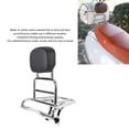 thumbnail image 4 of Motorbike Rear Luggage Rack with Backrest Pad, Carbon Steel Motorcycle Luggage Rack Rear Tail Storage Rack for  G350 2023 to 2025, 4 of 7