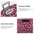 thumbnail image 5 of Xecao Rose Leopard Print print Elastic Luggage Cover, with double-sided print , is perfect for travel, business, and daily use, 5 of 9