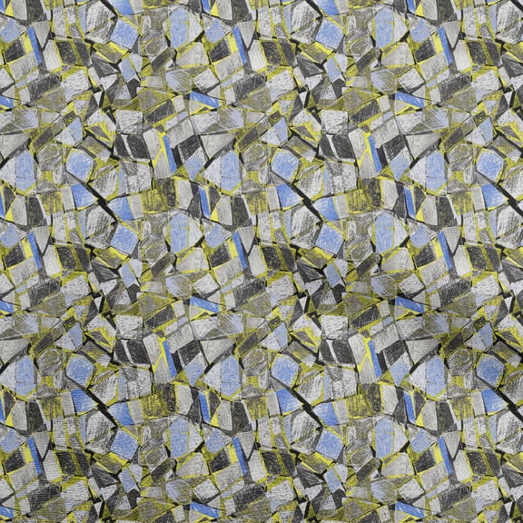 oneOone Cotton Poplin Twill Light Blue Fabric Abstract Geometric With Texture Dress Material Fabric Print Fabric By The Yard 56 Inch Wide