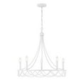 thumbnail image 3 of Trade Winds Daisy 5-Light Chandelier in Distressed White, 3 of 3