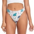 thumbnail image 1 of Balery cute winter Gnome Tangas de Algodón para Mujer con Estampado – Ropa Interior Sexy, Transpirable, G-string-XX-Large, 1 of 6