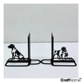 thumbnail image 2 of Craftnamesign Custom German Shorthaired Pointer Dog Metal Bookend, Dog Table Bookshelf Decor, 2 of 3