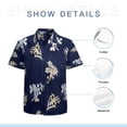 thumbnail image 7 of High Quality Hawaiian Shirts for Men Short Sleeve Aloha Beach Shirt Floral Summer Casual Button Down Shirts Blouses 9H82UX, 7 of 7