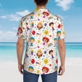 thumbnail image 3 of Lsque Childrens Party pattern Hawaiian Shirt for Men, Unisex Summer Beach Casual Short Sleeve Button Down Shirts-Large, 3 of 9