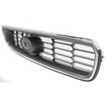 thumbnail image 3 of For 03-04 Legacy Front Grille Assembly Chrome Shell with Silver & Black Insert, 3 of 5
