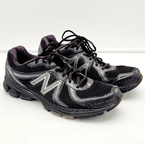 New Balance 860v2 Black Grey M860BK2 Running Sneakers Mens Size 11.5 B