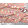 thumbnail image 2 of Soimoi Rayon Fabric Wine Glass Bar Fabric Prints By Yard 42 Inch Wide, 2 of 3