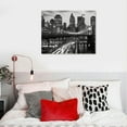 thumbnail image 4 of Wuche New York Wall Art Black And White Wall art Canvas Wall Art Print Black and White Brooklyn Bridge,Empire State Building New york Poster Wall Art Modern Artwork for Office Home Decor, 4 of 4