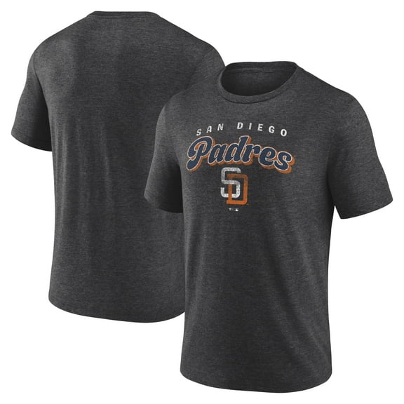 Men's Charcoal San Diego Padres Wonderment Tri-Blend T-Shirt