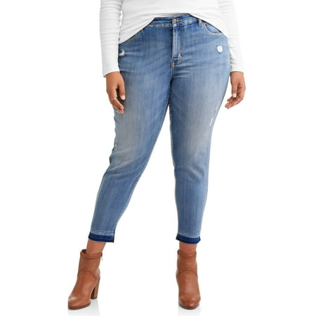 walmart plus size skinny jeans for women