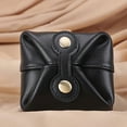 thumbnail image 5 of Manunclaims Coin Purse Solid Color Button Closure Mini Clutch Bag Portable Money Storage Vintage Faux Leather Wallet Key Lipstick Cardholder Bag for Unisex Adults, 5 of 8