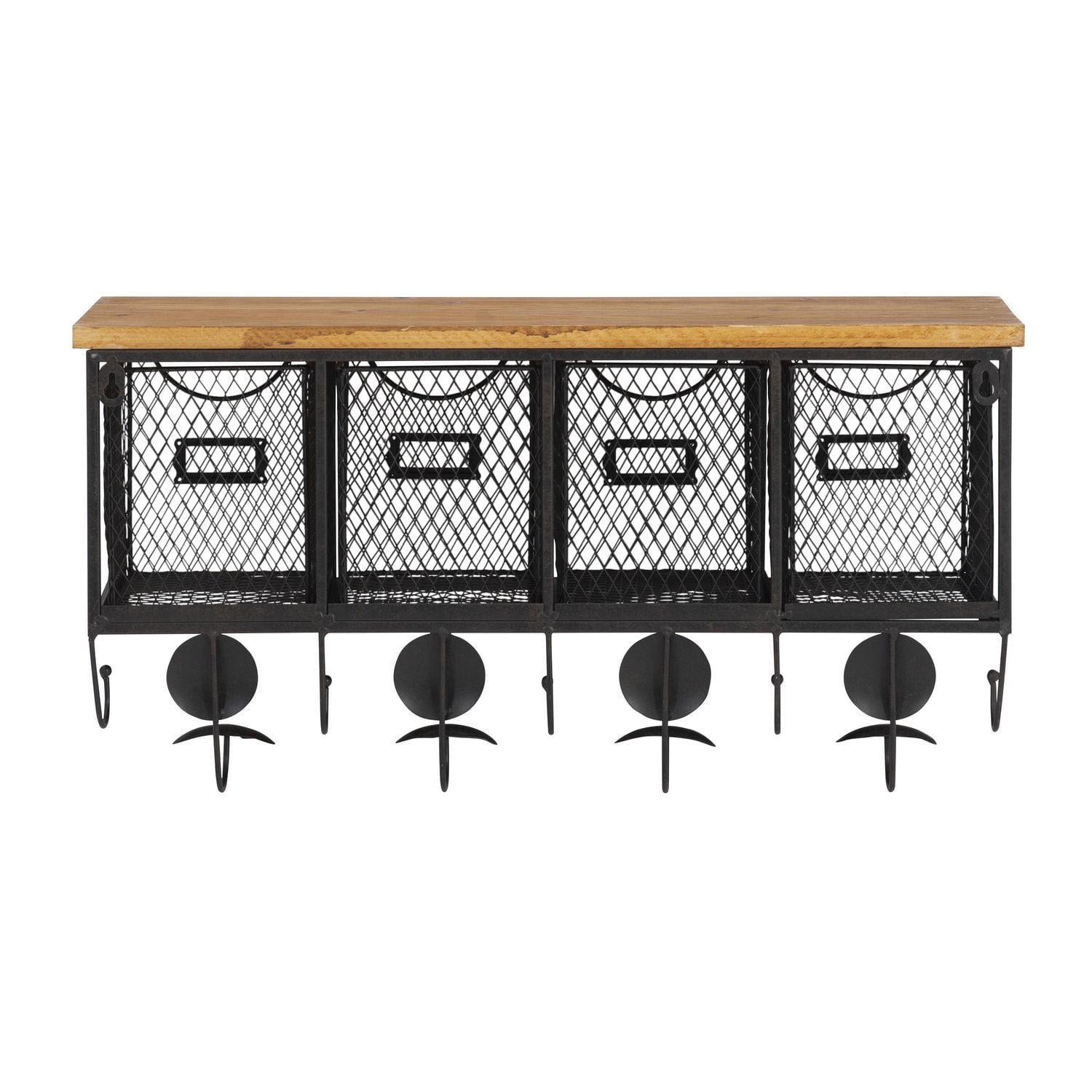 Four Basket Wall Organizer