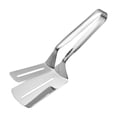 thumbnail image 2 of Spatula Tongs, Stainless Steel Grill Clamp, Grill Clamp Spatula, Anti-Scald Extended Handle Spatula Tongs, Stainless Steel Kitchen Tongs, Versatile Kitchen Tool for Flipping Steak Fish Bread BBQ, 2 of 9
