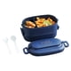 thumbnail image 3 of Batería de Cocina Fiambrera Bento de 2 capas sin BPA de 1550 ML para adultos y niños (azul oscuro) Wdftyju Libre de BPA, 3 of 5