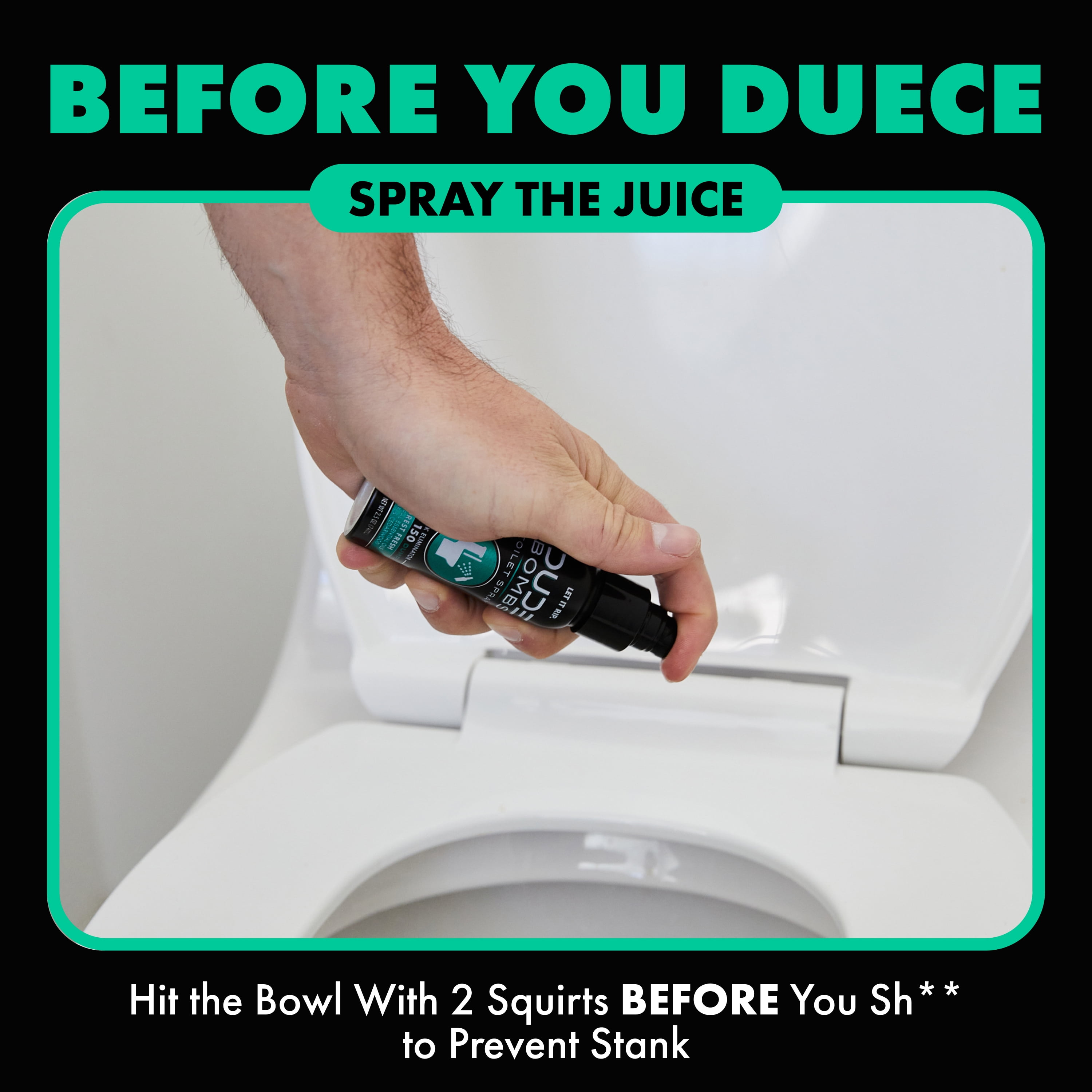 Dude Bombs Forest Spray Toilet Spray 2.5 oz