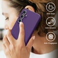 thumbnail image 6 of JETech Slim Fit Case for Samsung Galaxy S23 FE 6.4-Inch, Flexible Soft TPU Shockproof Thin Phone Cover with Matte Finish (Deep Purple), 6 of 6