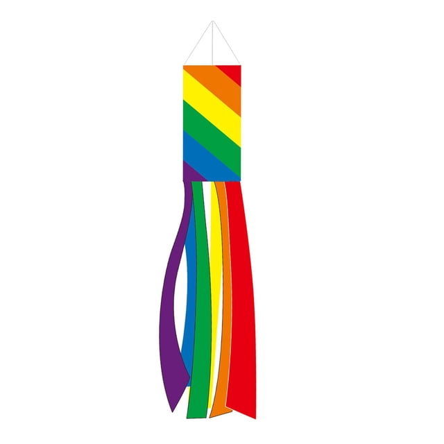 koolsoo Colorful Windsock Decorations with Long Tails Reliable Windsock Streamer B