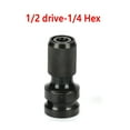 thumbnail image 1 of Electric Wrench Impact Driver Chuck ADAPTOR 1/2 Drive 1/4 Hex Drill Bit, 1 of 10