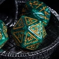 thumbnail image 3 of Cusdie 7-Die 25mm Giant DND Dice, Shield&Sword Pattern Polyhedral Dice Set for Role Playing Game Dungeons and Dragons D&D Dice Pathfinder, 3 of 5