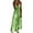 Green, variant on Womens Summer Boho Sleeveless Gradient Color Dress Ladies Casual Long Maxi Dresses Sexy V Neck Beach Holiday Party Cocktail Swing Dress Sundress S-5XL