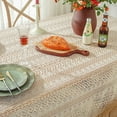 thumbnail image 4 of Guozer Decorative Tablecloth with Tassels Retro Cotton and Linen Tablecloth Coffee Table Covers for Party Decor, 4 of 6