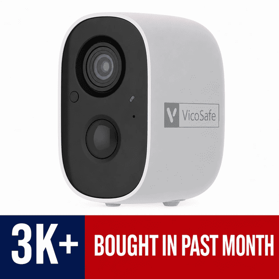 VicoHome CG6 Outdoor Security Camera, Wireless 2K WiFi Camera, Color Night Vision, AI Motion Detection, Spotlight Alarm, IP65 Weatherproof