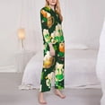 thumbnail image 3 of Haiem St Patrick's Day10 Pattern Women’s Long-sleeve Sleepwear,Sleepwear Set,2-piece Loungewear Set,Soft PJs Comfy Nightwear with Pockets-X-Large, 3 of 7