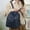 Blue, variant on Qiopertar Leather Backpack, PU Leather Commuter Backpack with Large Capacity, Durable Work Bag for Men Women, Stylish Laptop Backpack for Travel Office School, Brown