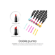 thumbnail image 2 of Marcadores Doble Punta Plumones Punta Pincel Xtellar multicolor100 Colors, 2 of 4