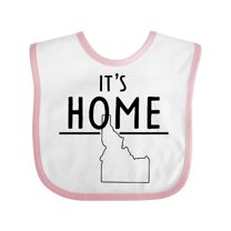 Inktastic It's Home- State of Idaho Outline Boys or Girls Baby Bib