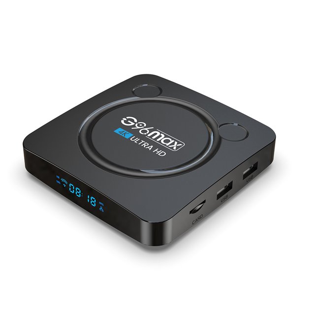Sidaley 4K Bandas duales WiFi Control remoto inalámbrico de velocidad rápida Reemplazo del reproductor multimedia para Android 11 4 + Sistemas de cine en casa 2+16G Reino Unido enchufe