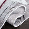 thumbnail image 6 of SAFAVIEH Craft Angjelko Abstract Area Rug, Grey/Wine, 8' x 10', 6 of 8