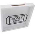 thumbnail image 1 of VEEKI Travel Adventure Archive Shadow Box White Top Loading Shadow Box Map Frame Money Box with Slot for Picture for Family Travel Exhibition Hall (White)24058509, 1 of 4
