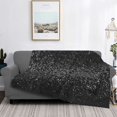thumbnail image 2 of Goofa Black And White Dotted Pattern Fleece Throw Blanket for Couch, Soft Checkered Flannel Blanket for Sofa, Warm Cozy Decorative Blanket Fall Decor Gift-60"x50", 2 of 6