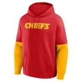 thumbnail image 5 of Men's Fanatics Red Kansas City Chiefs Helmet Pullover Hoodie, 5 of 7