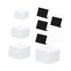 thumbnail image 2 of 4 cajas de acrílico para exhibición, soporte de acrílico para mesa de postres, elevador de alimentos para catering, figuras de acción de postres., 2 of 9