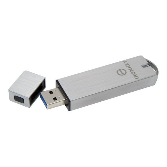 IronKey Basic S1000 - Lecteur flash USB - Crypté - 16 GB - USB 3.0 - FIPS 140-2 Niveau 3 - Conforme TAA