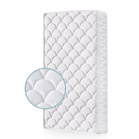 Premium Foam Crib Mattress, Baby Crib & Toddler Mattress,Knitted Cotton Surface - Soft, Hypoallergenic,Toddler Bed Mattress 52"L x 27.6"W x 5"Th