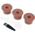 thumbnail image 1 of KIMISS Reusable Coffee Capsule Kit for Caffitaly, Refillable Filter Cup with Brush & Spoon, Compatible for Coffee Machines, 1 of 8